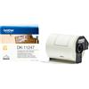 Brother dk-11247 nastro per etichettatrice nero su bianco