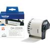 Brother dk-22205 nastro per etichettatrice nero su bianco