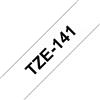 Brother tze-141 nastro per etichettatrice nero trasparente