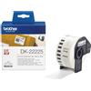 Brother dk-22225 nastro per etichettatrice nero su bianco