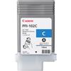 Canon pfi-102c ink tank pigment cyan cartuccia d'inchiostro original ciano