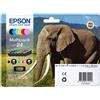 Epson elephant multipack 6-colours 24 claria photo hd ink
