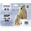 Epson polar bear multipack 26xl (4 colori xl : ncmg)
