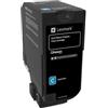 Lexmark 74c20c0 cartuccia toner 1 pz originale ciano