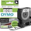 Dymo d1 - standard etichette - nero su bianco - 19mm x 7m
