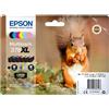 Epson squirrel multipack 6-colours 378xl claria photo hd ink