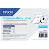 Epson premium matte label - die-cut roll: 76mm x 51mm, 650 labels