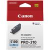 Canon pfi-5100 pc cartuccia d'inchiostro 1 pz originale ciano per foto