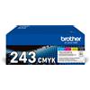 Brother tn-243cmyk cartuccia toner 1 pz originale nero, ciano, magenta, giallo