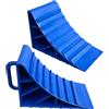HowseHold Set di 2 tappi per freni con maniglie, per auto, caravan, caravan, camper, 2 cunei blu