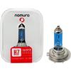 NOMURA Lampadine Alogene H7 5200K +100% Luminosità - Fascio Luce Esteso, Omologate ECE R37