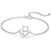 MARLION JEWELS Bracciale da donna in argento con un gattino a forma di cuore. Bracciale in argento per donna, ragazza ideale come regalo (mamma, amiche, compleanno...) Gioielli da donna
