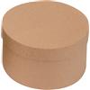 Glorex Set di 12 scatole di Cartone Naturale, 15 x 15 x 9 cm