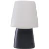 8 seasons Design No. 1 (antracite) Mini lampada micro - 12 cm LED decorativo con batteria e USB-C - ricaricabile, senza fili e decorativo, luce d'atmosfera ideale per interni