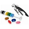 Lurch 210220 Fancy Rings Segnabicchiere in silicone, set da 12