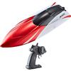 Barche RC Barca da regata RC con luce 60 minuti Utilizzo di 15 km / h Motore