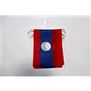 AZ FLAG Ghirlanda 6 Metri 20 Bandiere Laos 21x15cm, Bandiera Laotiana 15 x 21 cm - Festone Bandierine