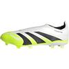 Adidas Unisex League Laceless Firm Ground/Multi Ground Football Boots, Cloud White/Core Black/Lucid Lemon, 48 EU