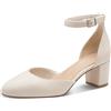 MARCO TOZZI Donna Décolleté Morbido Feel Me Plantare Morbida Fodera Vegan di Tendenza, Beige (Cream), 37 EU