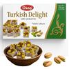 Bodesa Valore Lokum Vegano 350 g - Turkish Delight Tradizionale | Melograno, Rosa, Pistacchio, Nocciola, Frutta Mista | Dolce Turco Artigianale | Jelly Fruit (350 g Pistacchio)