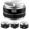 Neouza - Distributore di caffè e manomissione 2 in 1, a doppia testa per caffè Delonghi Breville da 51 mm, regolabile in profondità