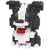 NOOLY Mattoni da Costruzione per Cani Micro, Set di Mattoncini per Adulti e Ragazzi Ragazze CLJM-01 (Border Collie)