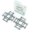 Trixbrix.eu Trixbrix Long Crossings - 2 pezzi compatibili con Lego City Train Set 60197 60198 10277 60205 60238