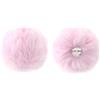 IHLOOTD Coda da Coniglio Costume, Simpatiche Palline di Peluche, Bunny Tail, Codas da Coniglietta, Accessori per Costumi da Coniglio, Adatti per Halloween, Pasqua, Cosplay (2, Rose, 12cm)