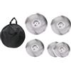 5pcs Cymbals a basso volume impacco debole 14 Hi Hat+16 Crash+18 'Riept+20