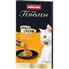 Animonda vom Feinsten Snack Cream - Delizioso snack per gatti con pollo tenero e erba nutriente per gatti in pratici sacchetti freschi, 6 x 15 g (Confezione da 5)