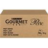 Gourmet Mini filetti di perle in Saus Kattenvoer, Natvoer met Eend, Lam, rotondo, Kip & rotondo; 96 x 85 g - (96 portiezakjes; 8,16 kg)