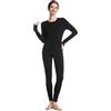 gagli Set di biancheria intima termica da donna con interno in pile, parte superiore termica e pantaloni termici, leggings funzionali traspiranti e morbidi, per inverno, sci e attività all'aperto