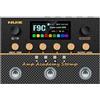 NUX NU-X | Amp Academy Stomp Pedal | Pedale multi-effetto per chitarra con modellazione amplificatore, Bluetooth, Looper, interfaccia audio USB e catena di segnale personalizzabile per esercitarsi con