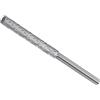 CoCud Lima Rotativa in Carburo Tungsteno, Asta 3mm Diametro 4mm, Lima Rotativa a Forma Cilindro a Doppio Taglio - (Applicazioni: per Intagli Metallo)