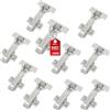 SOTECH-SMOOTH Cerniera a scodellino T52 chiusura soft-close Cerniere per porte con ammortizzatore con angolo di apertura di 105°, scodellino Ø 35 mm (10 pezzi/cerniera ad angolo)