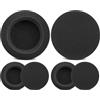 SOULWIT 6 Pezzi Cuscinetti Auricolari Ricambio per Logitech H340 Cuffie, Padiglioni in Spugna Morbidi e Durevoli con Schiuma ad Alta Densità - Nero