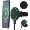 Gloplum Caricatore Wireless Auto Magnetico da 15W Ricarica, magsafe Caricabatterie Senza Fili Supporto Telefono, Compatibile con iPhone 114/13 Pro/13 mini/13 PRO Max/12/12 Pro/12 PRO Max