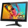 WHOLEV - Monitor CCTV IPS LCD HDMI 10,1 Pollici Ampio Angolo di Visuale con AV/VGA/HDMI/BNC/AUX/porte Audio Integrato, Per la Sicurezza della Casa, Telecamera CCTV IP, Schermo del PC