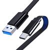 UNIDOPRO 1M USB-C to USB-A 3.0 Cavo, USB C Piatto Ricarica Rapida 3A per Samsung Galaxy S22 S21 S20 FE Note 20 A20e A21s A30s A31 A32 A33 A41 A51 A52 A53 A72 |Xiaomi Redmi Note 11 1 9T 9S 9 Pro POCO X4 X3 Pro