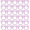 PATIKIL Segnapunti all'Uncinetto, 30Pcs Segnapunti per Maglia Spilla Gatto Segnapunti Bloccanti per Cucire Lavorare all'Uncinetto DIY Craft, Viola