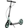 HOMCOM Monopattino pieghevole per adulti +14 anni con manubrio regolabile grandi ruote da 20 cm ammortizzatore e doppio freno in alluminio - verde