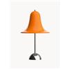 Verpan Lampada da tavolo piccola portatile a LED con luce regolabile Pantop, Design Verner Panton - Arancione