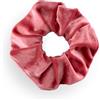 Leirinik Velvet Scrunchie rosa antico confezione da 1 - 14 cm - elastico per capelli di alta qualità in 100% poliestere - effetto velluto per donne e ragazze - tutti i tipi di capelli - delicato sui