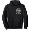 Dojo di arti marziali Shotokan Karate Ka Shotokan Tiger Karate Arti Marziali Karate Dojo Felpa con Cappuccio, Unisex per Adulti, Nero, S
