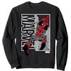 COTTON SOUL Marvel Spider-Man Marvel Swing Felpa, Unisex per Adulti, Nero, S