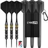 CyeeLife 24g Freccette Steel con Porta Freccette