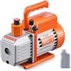 VEVOR Pompa per Vuoto 4 CFM, Pompa per Vuoto a Palette Rotanti Monostadio HVAC per Sistemi Kit Pompa per Vuoto AC per Auto con Contenitore per Olio per Manutenzione Aria Condizionata da Veicoli