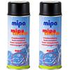 Mipa Mipatherm - Vernice Termica per Forno, Resistente al Calore Fino a 800° C, 400 ml, Colore: Nero