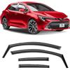Voron Glass Deflettori Compatibile con Toyota Corolla HB 18-26 Incasso 4Pz | Toyota Corolla 18-26 E21 - riduzione del rumore, installazione rapida, protezione dalle intemperie