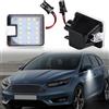 POPMOTORZ LED Specchietto Retrovisore Luce Pozzanghera 6000K Bianco con Canbus Senza Errori per Ford Mondeo MK4 MK5 Focus Mk3 C-Max MK2 S-Max WA6 MK2 Escape Galaxy WA6 Kuga MK1 Kuga MK2, 2 Pezzi